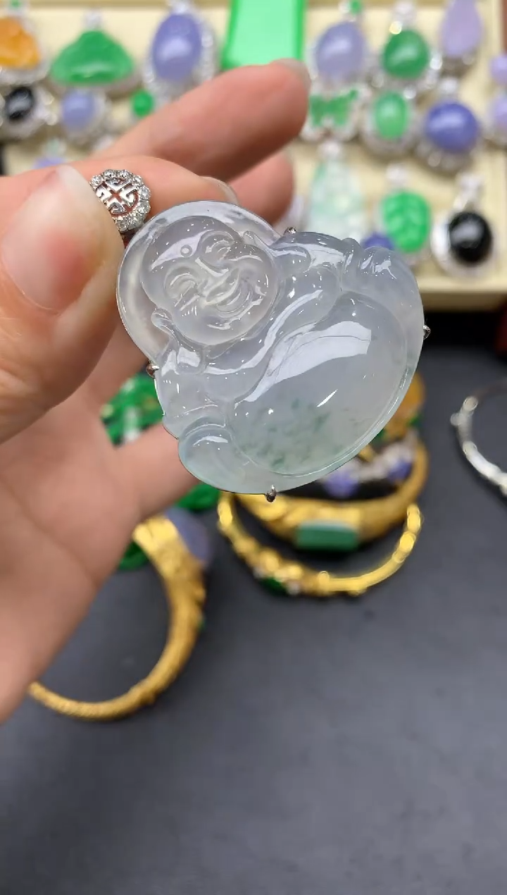 【闪购商品】翡翠颈饰18K金镶嵌561-中国好珍宝