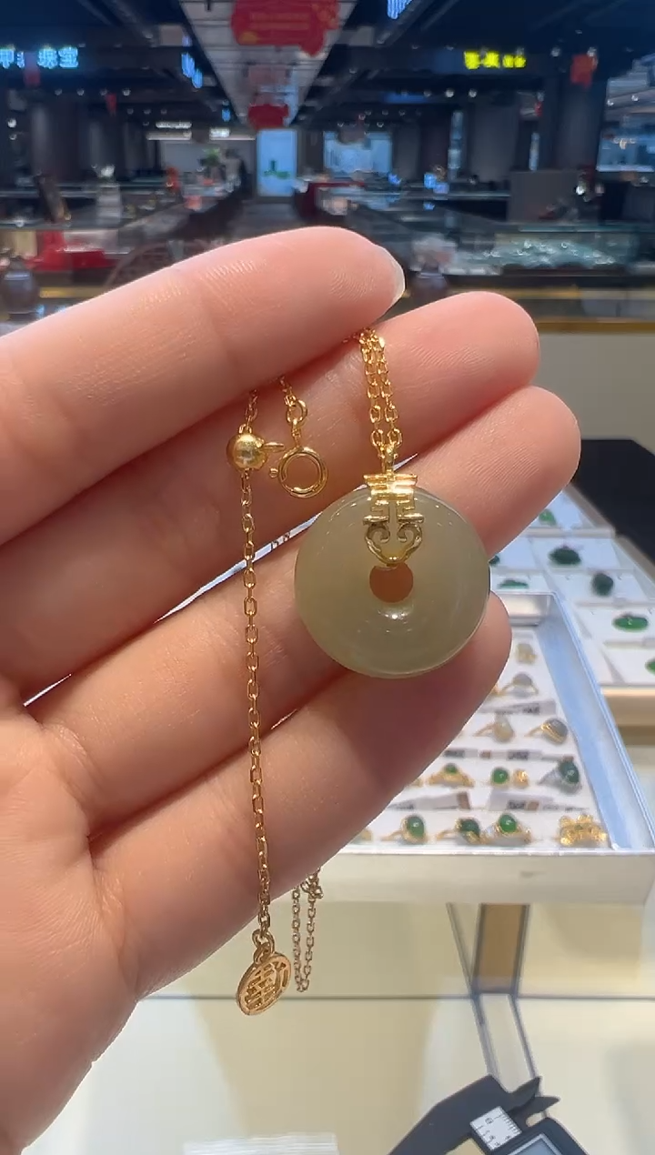 【闪购商品】和田玉颈饰银S925镶嵌09