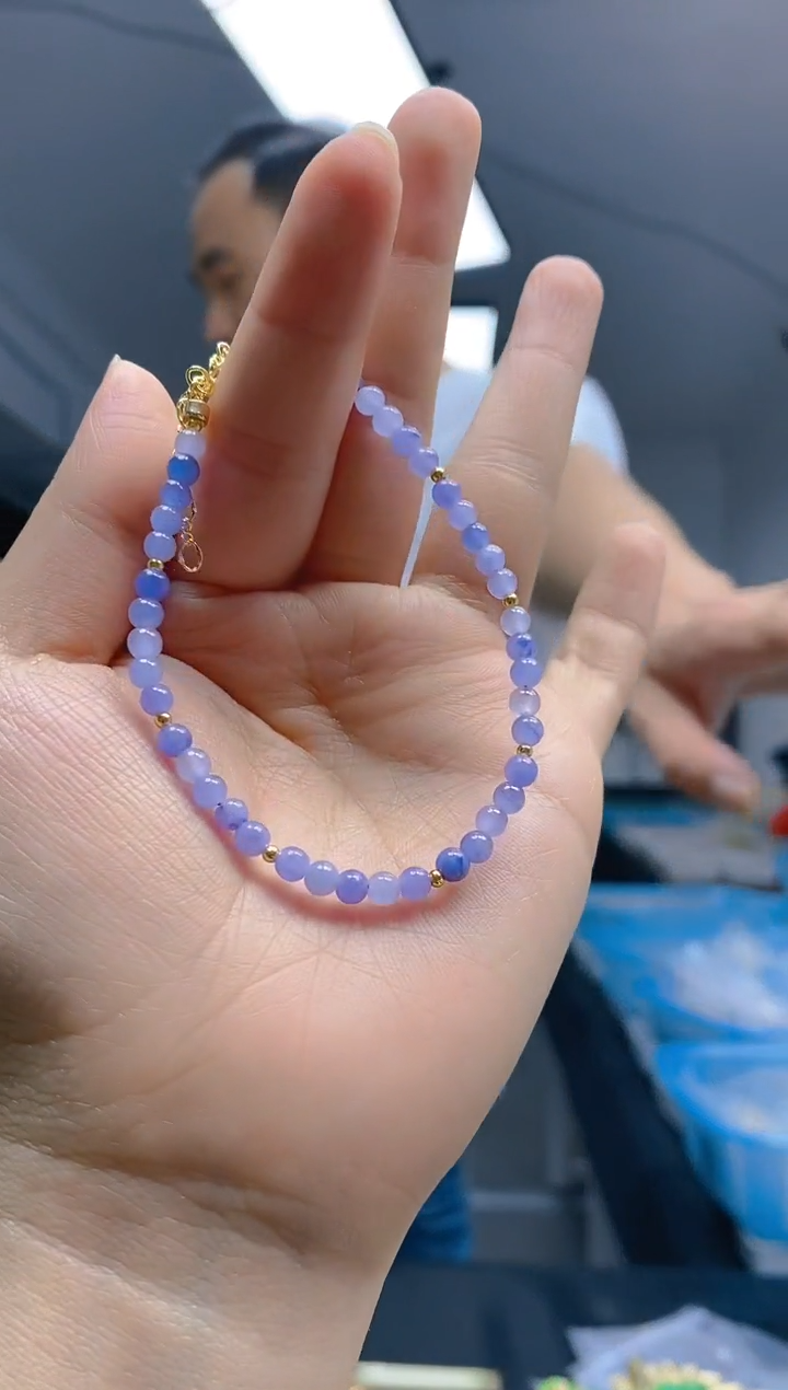 【闪购商品】翡翠耳饰合金0239翡翠手链