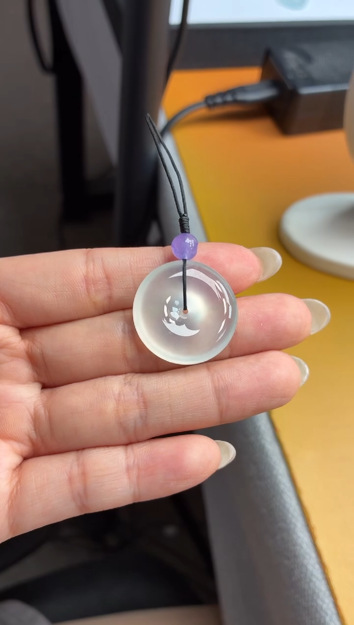 吊坠(不含链)未镶嵌翡翠10 平安扣 24.7 6.0