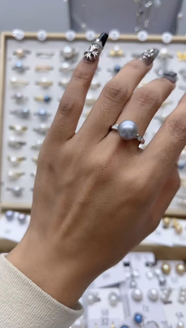 【闪购商品】淡水珍珠戒指合金30