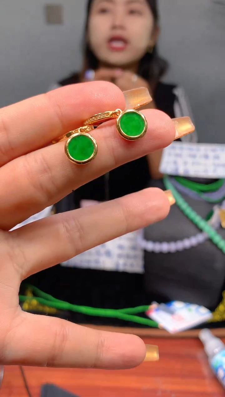 【闪购商品】定制翡翠银S925镶嵌60定制翡翠-多样性发货（发其一）