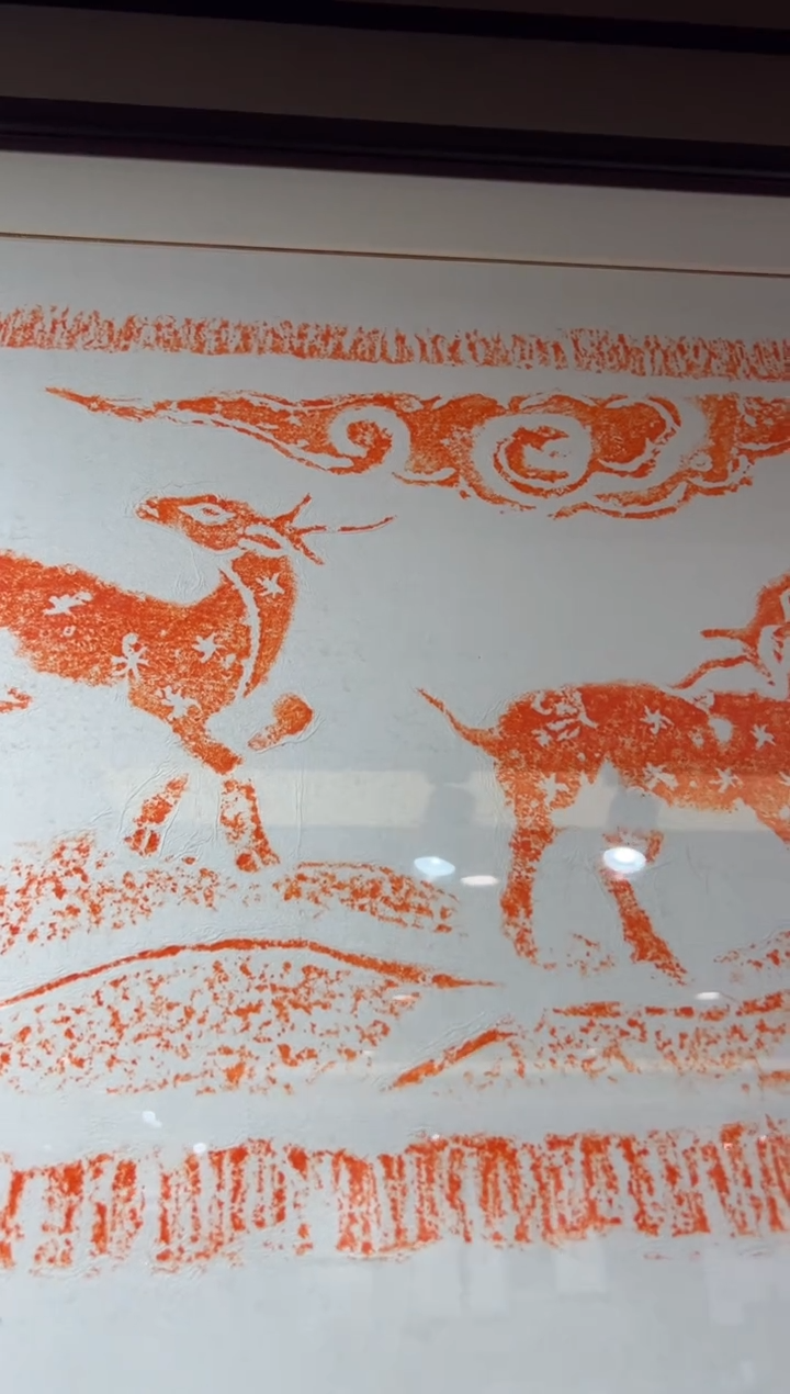 【闪购商品】昌化石印石六鹿带框