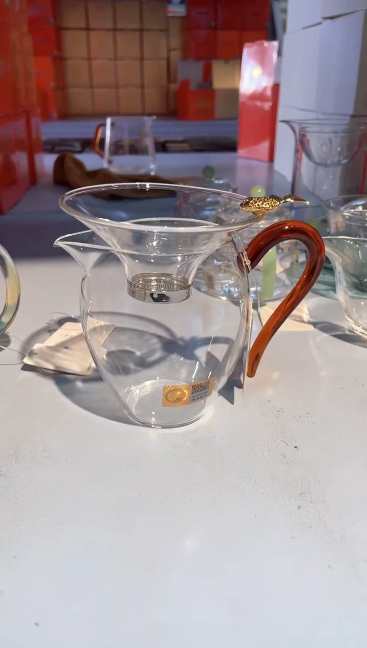 晶彩/怡然茶海/琥珀色+金鱼茶漏