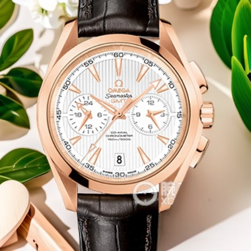 99新 Omega/欧米茄 全套全金双眼表径43海马系列公价231500准新品