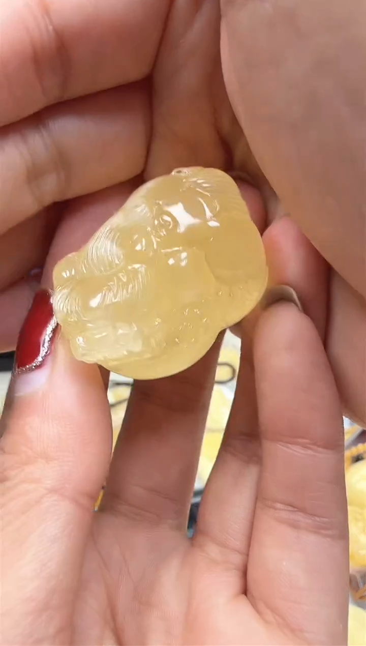 【闪购商品】琥珀裸石未镶嵌挂坠