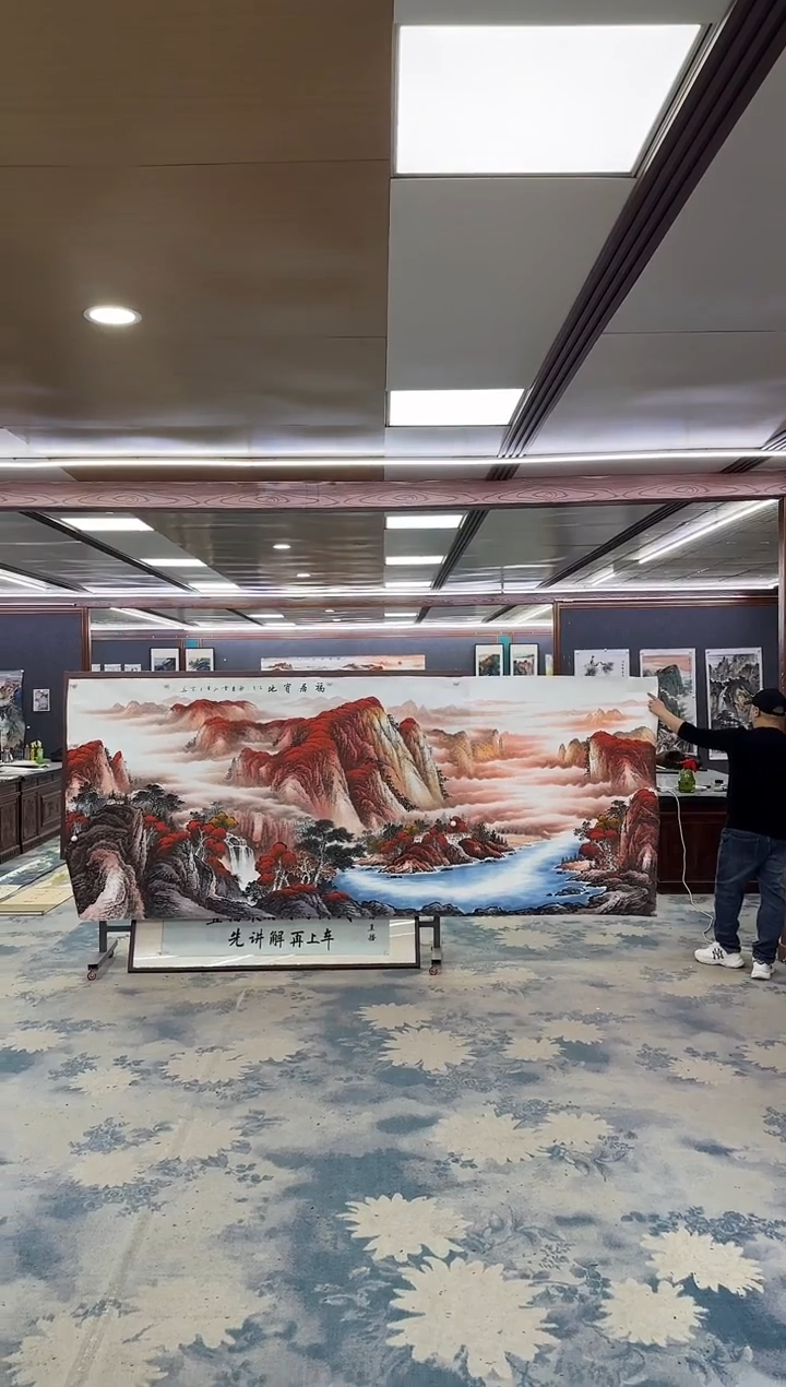 国画M刘雪红-大丈二-山水国画