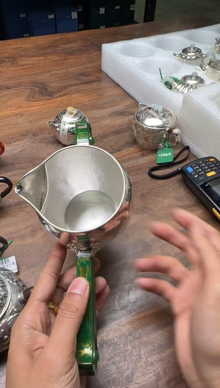 呆坐 发财锤煮茶器 绿