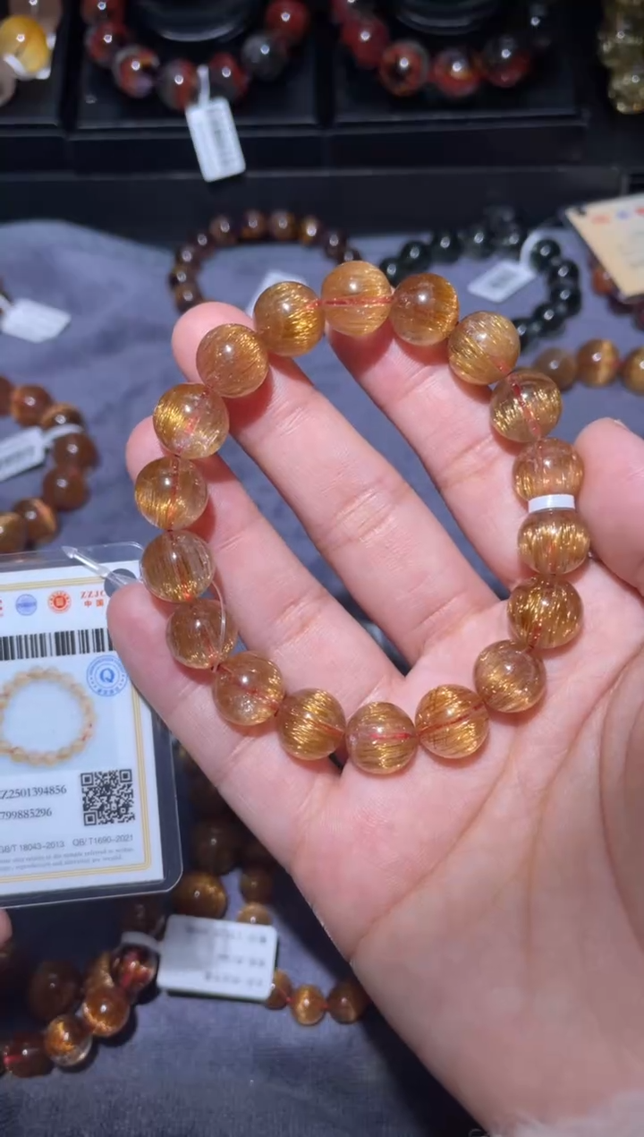 【闪购商品】水晶手链未镶嵌发晶11mm