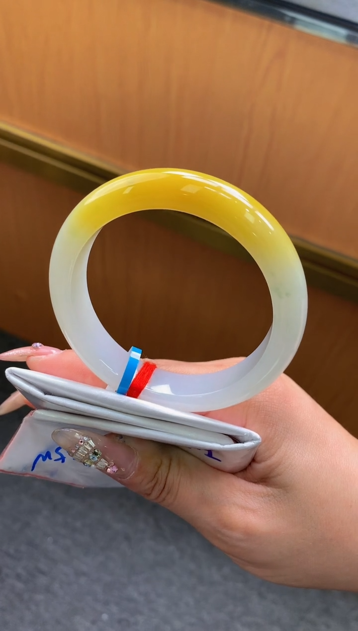 未镶嵌手镯翡翠-F238-正圈56.6