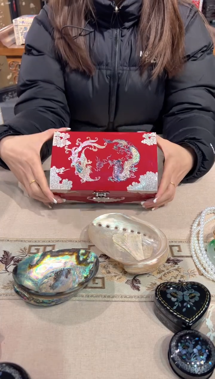 【闪购商品】按扣满贝底·弘贝雅螺钿漆器文化馆