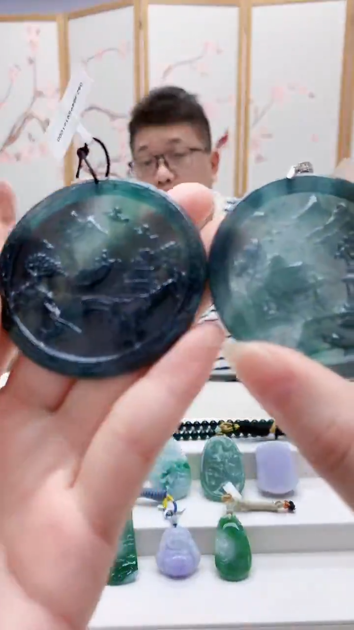 未镶嵌定制翡翠5175ry-毛货挂件158