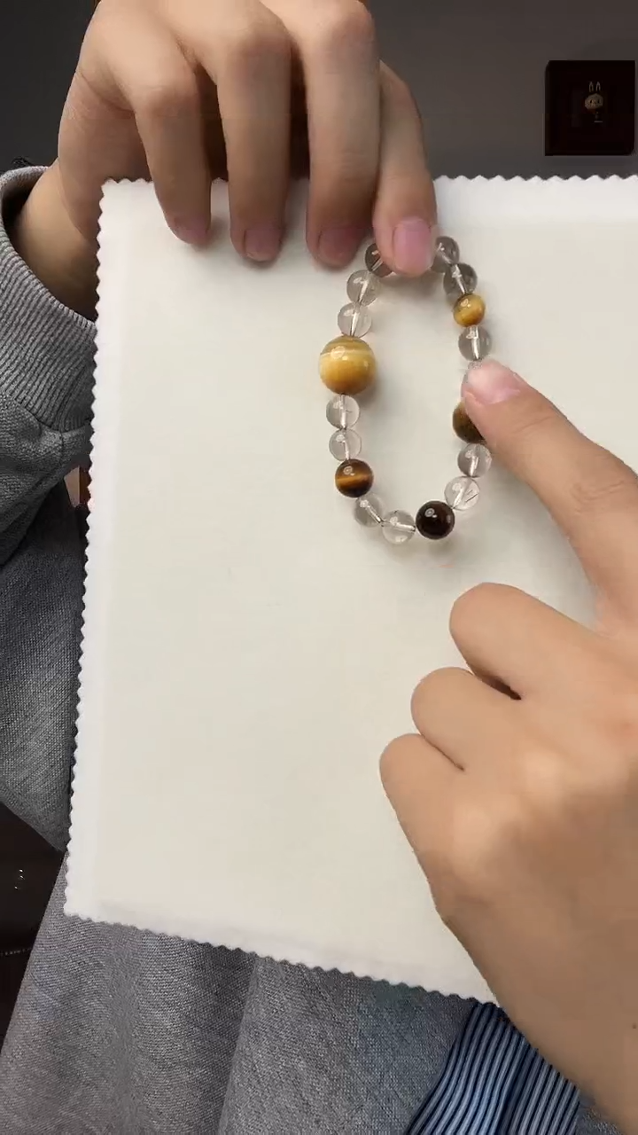 【闪购商品】发晶手串未镶嵌高透体发晶虎眼手串1067914989