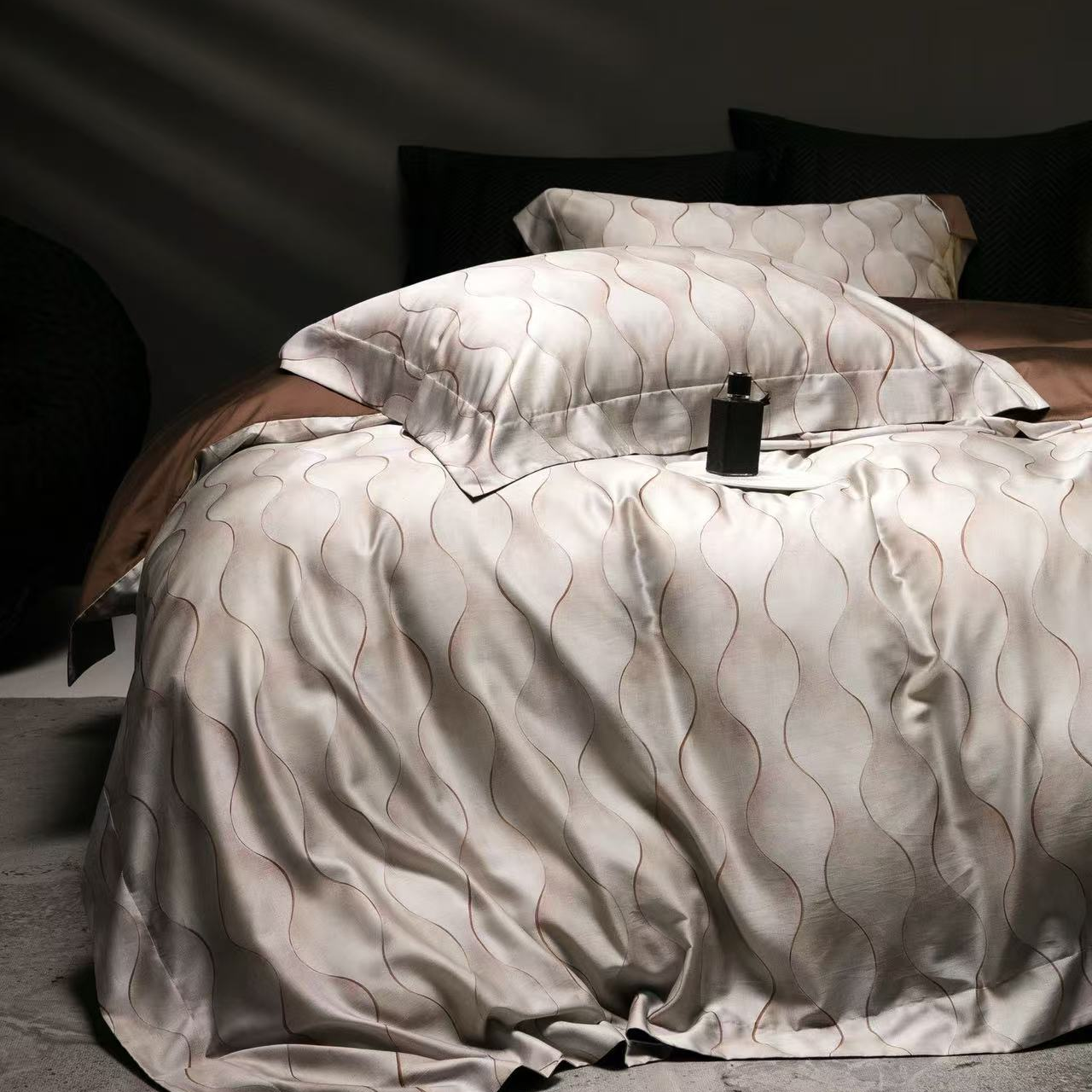 【清完不补！】天丝棉轻奢数码印花四件套床品-春熙