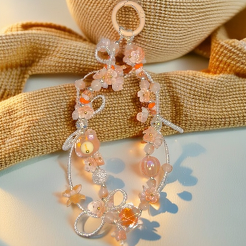 【直播链接】个性潮玩萌粒手工DIY高级手机链钥匙扣包挂默认微瑕