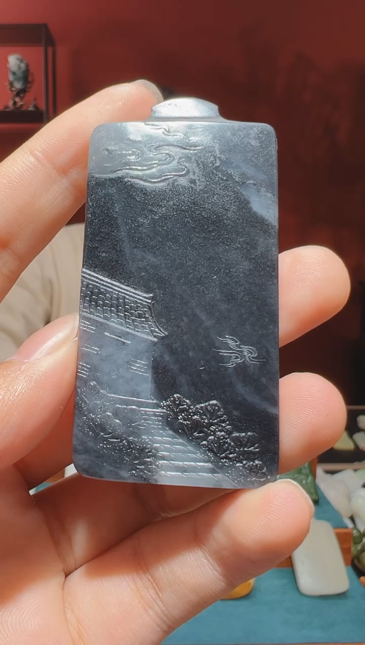 【闪购商品】和田玉吊坠(不含链)未镶嵌1