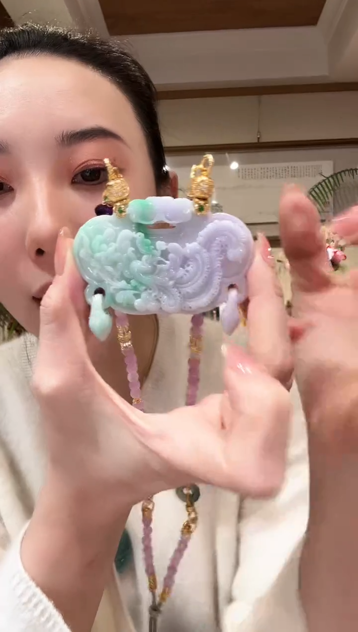 【闪购商品】翡翠颈饰未镶嵌国风