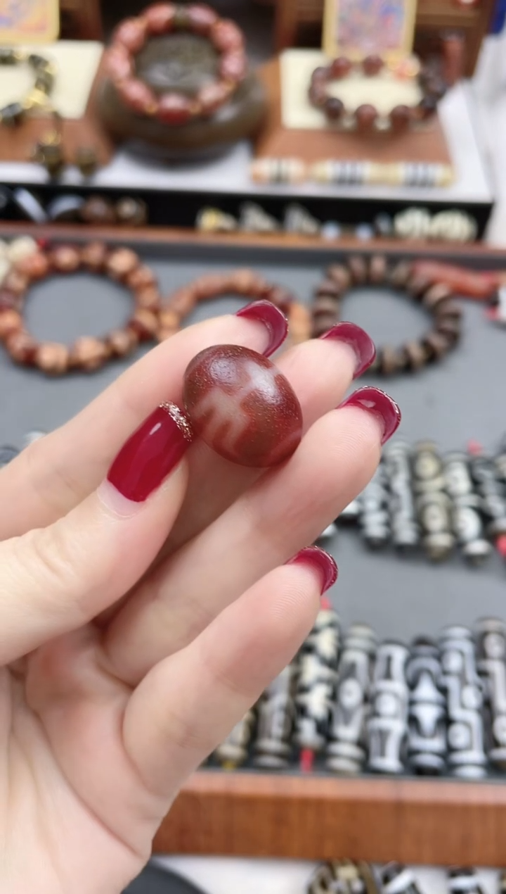 【闪购商品】玛瑙/玉髓珠珠未镶嵌红肉贵人