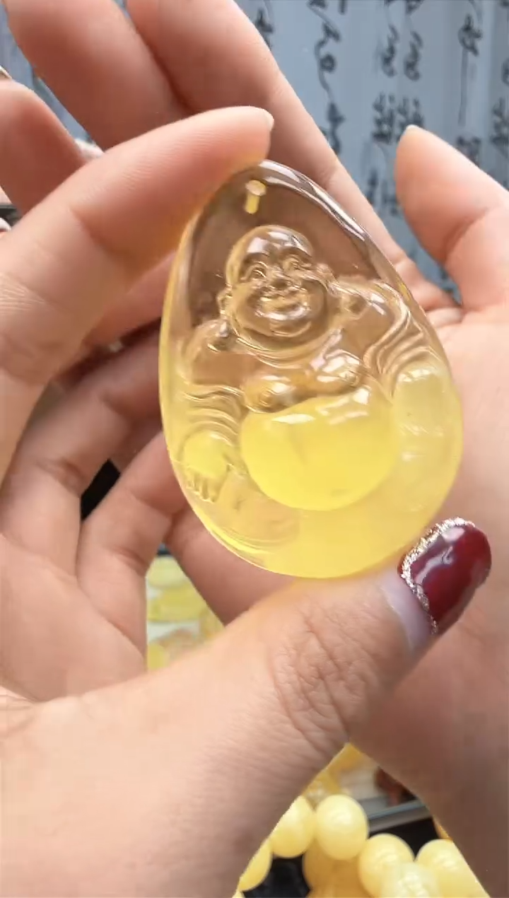 【闪购商品】琥珀裸石未镶嵌挂坠