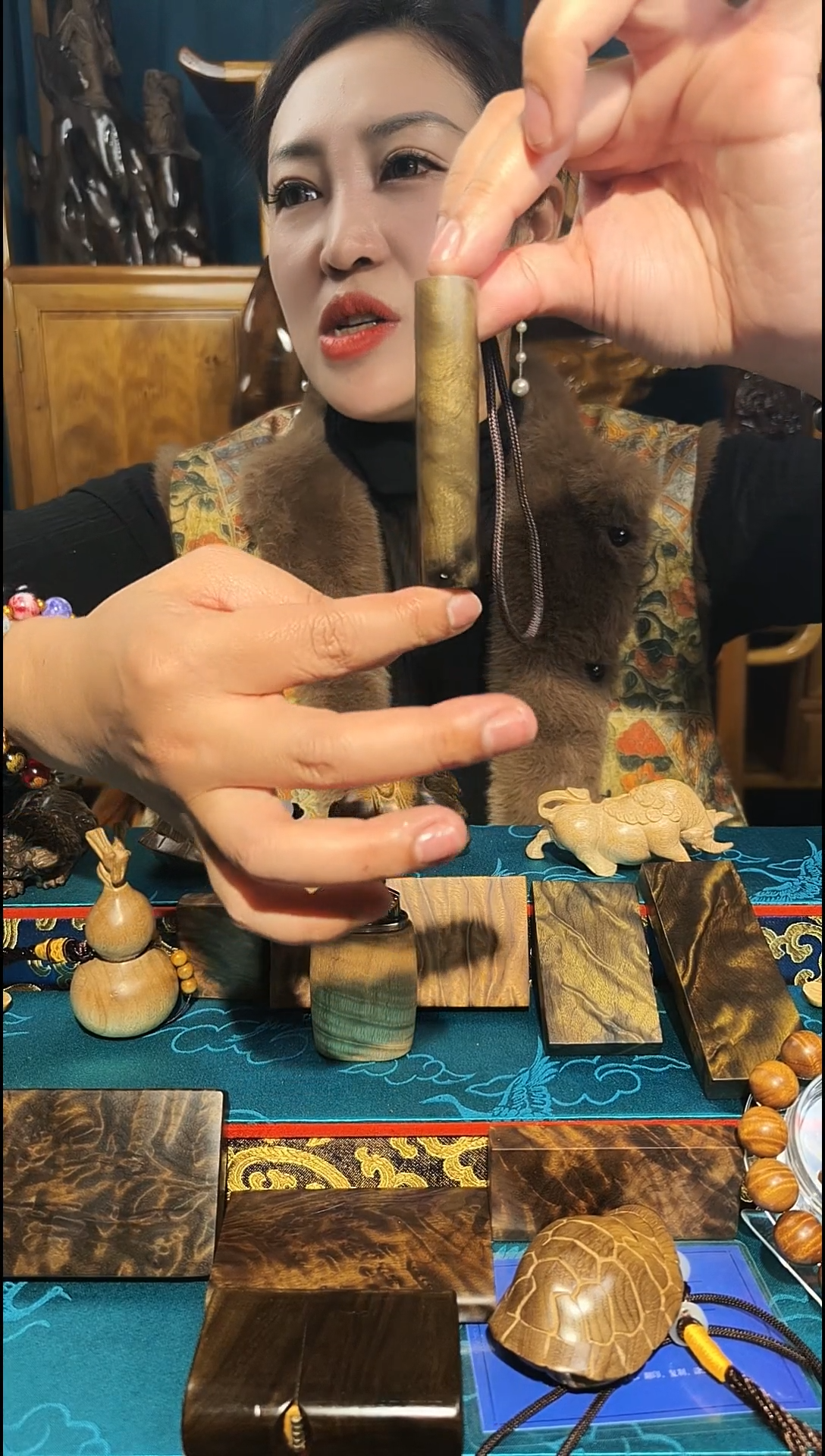 金丝楠《燊若坊》：正宗金丝楠木小叶桢楠46