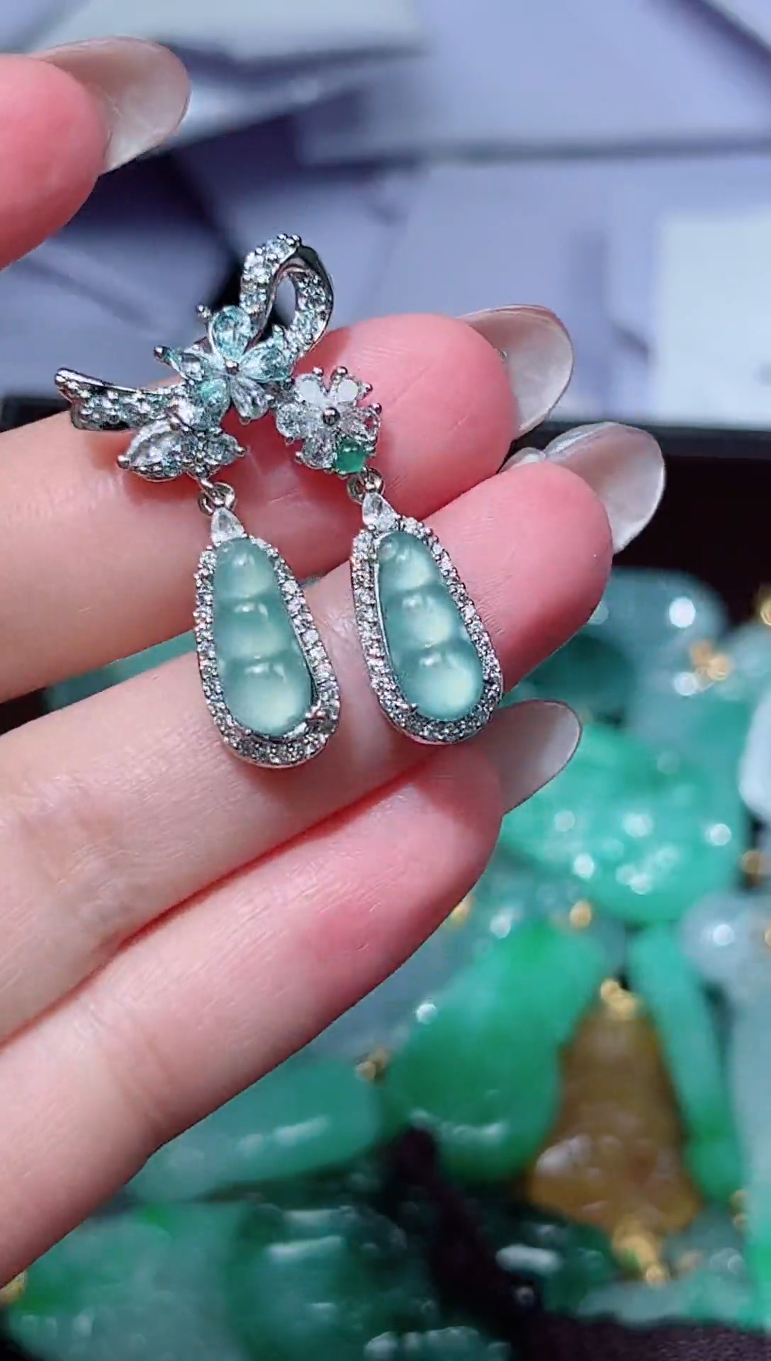 翡翠未镶嵌吊坠(不含链)多样性只发一件