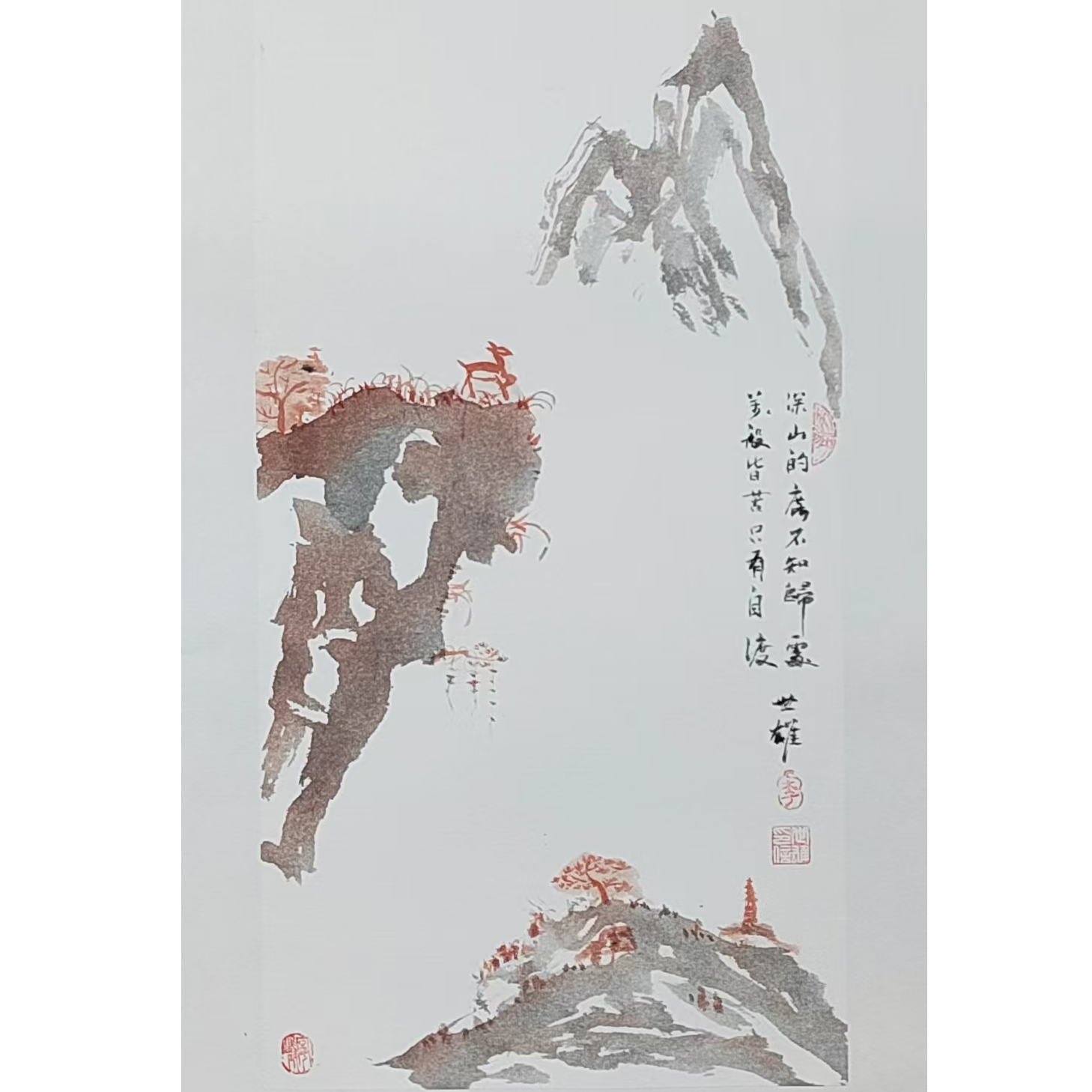 点滴墨色D. MOSHE李世雄绘画作品