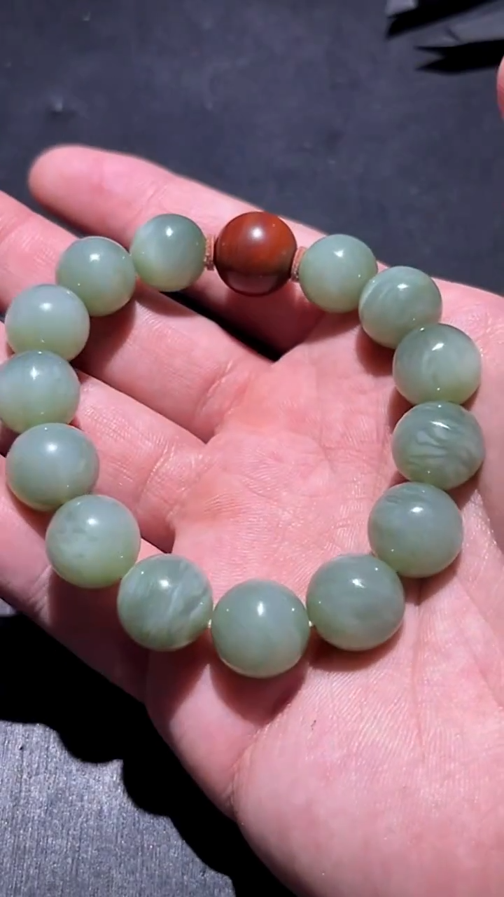 未镶嵌手串和田玉88251215-25