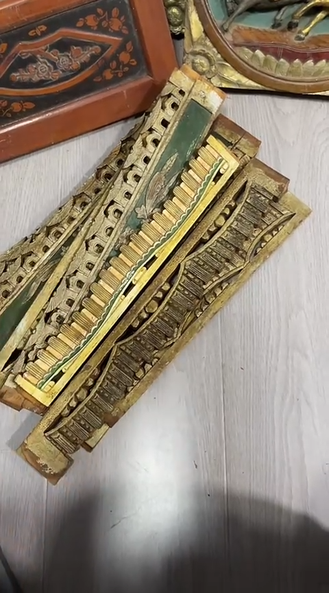 【闪购商品】香榧木微瑕孤品木雕一套40