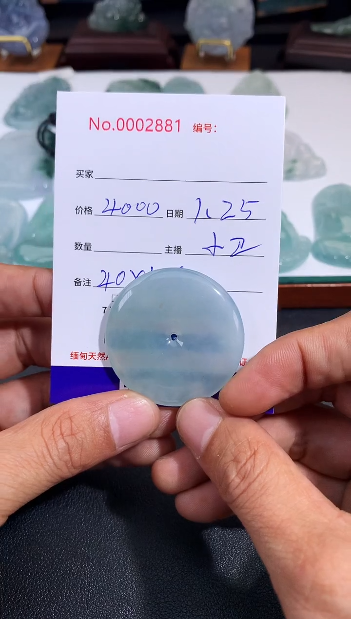 【闪购商品】翡翠颈饰未镶嵌平安扣