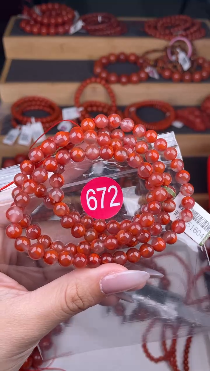 【闪购商品】南红玛瑙珠宝奇石未镶嵌672-6+
