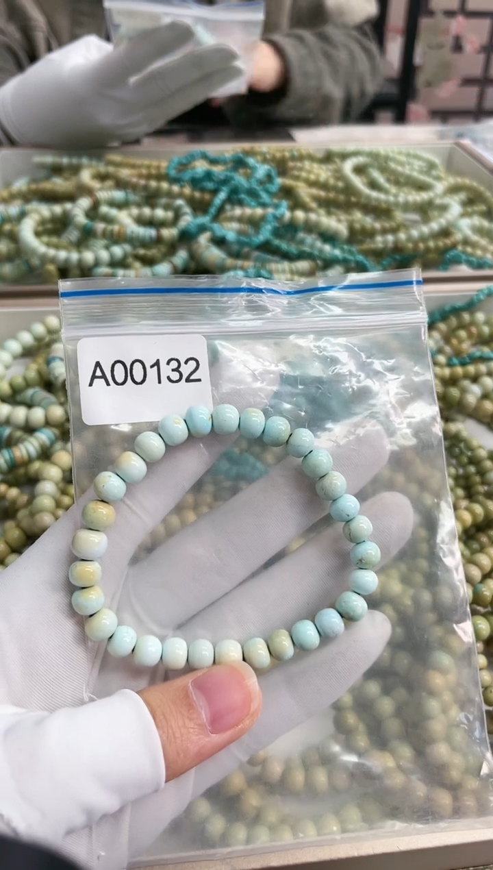 【闪购商品】绿松石珠宝奇石未镶嵌7mm+