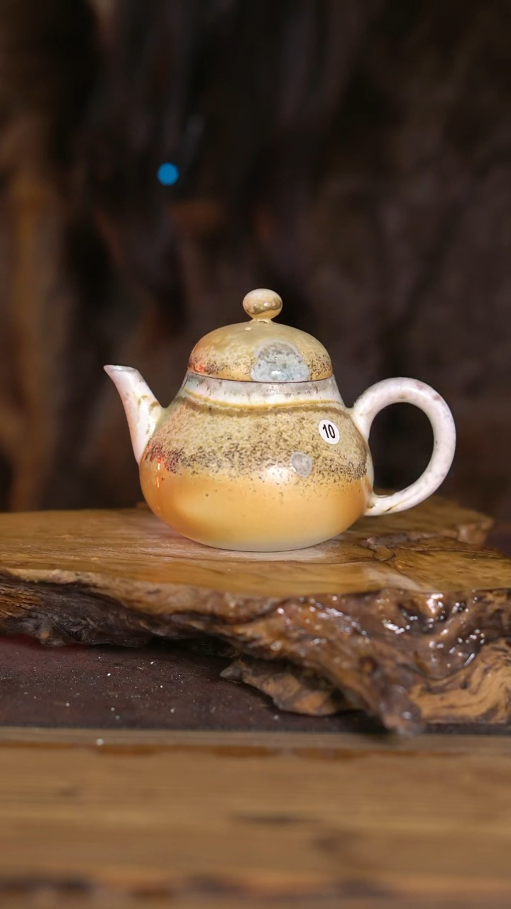景德镇纯柴烧 梨壶 10