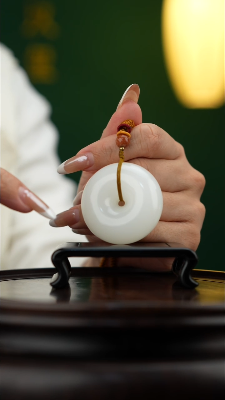 玉【平安扣】天然玉石手把件