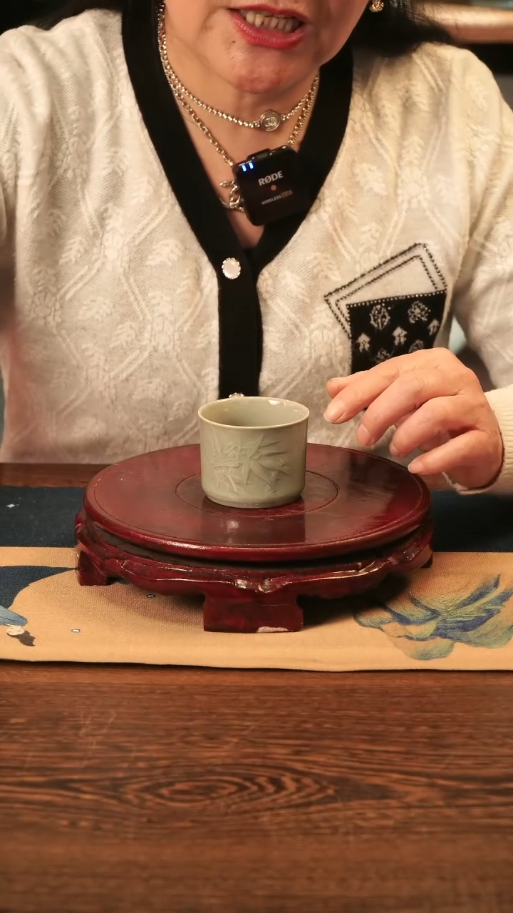 【闪购商品】越窑釉 杯杯（竹子