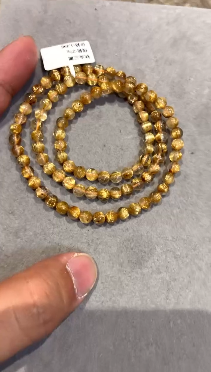 【闪购商品】水晶918-未镶嵌钛金猫眼三圈6mm+ 