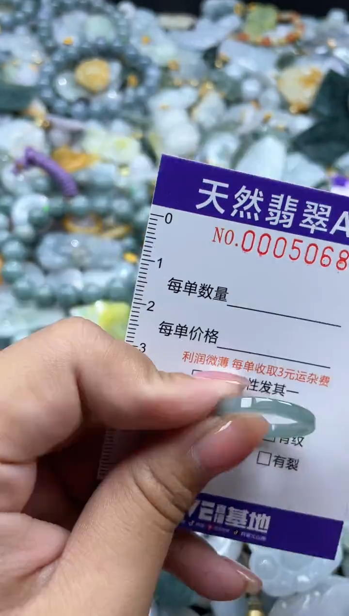 翡翠未镶嵌颈饰05068