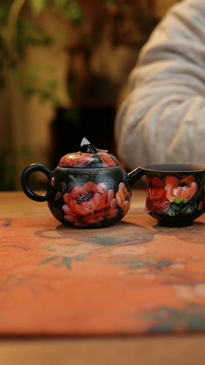 【闪购商品】瓷片1285景德镇手工手绘釉下彩高温瓷