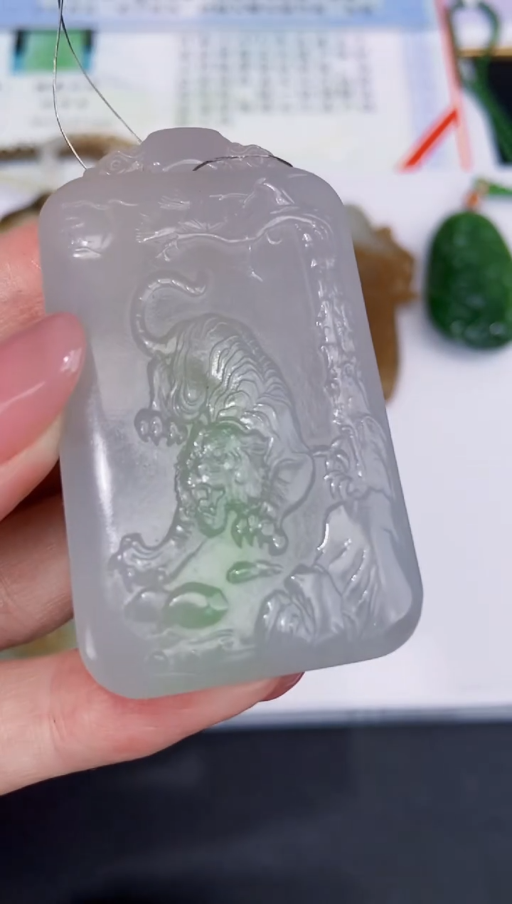 和田玉未镶嵌挂件1002946  