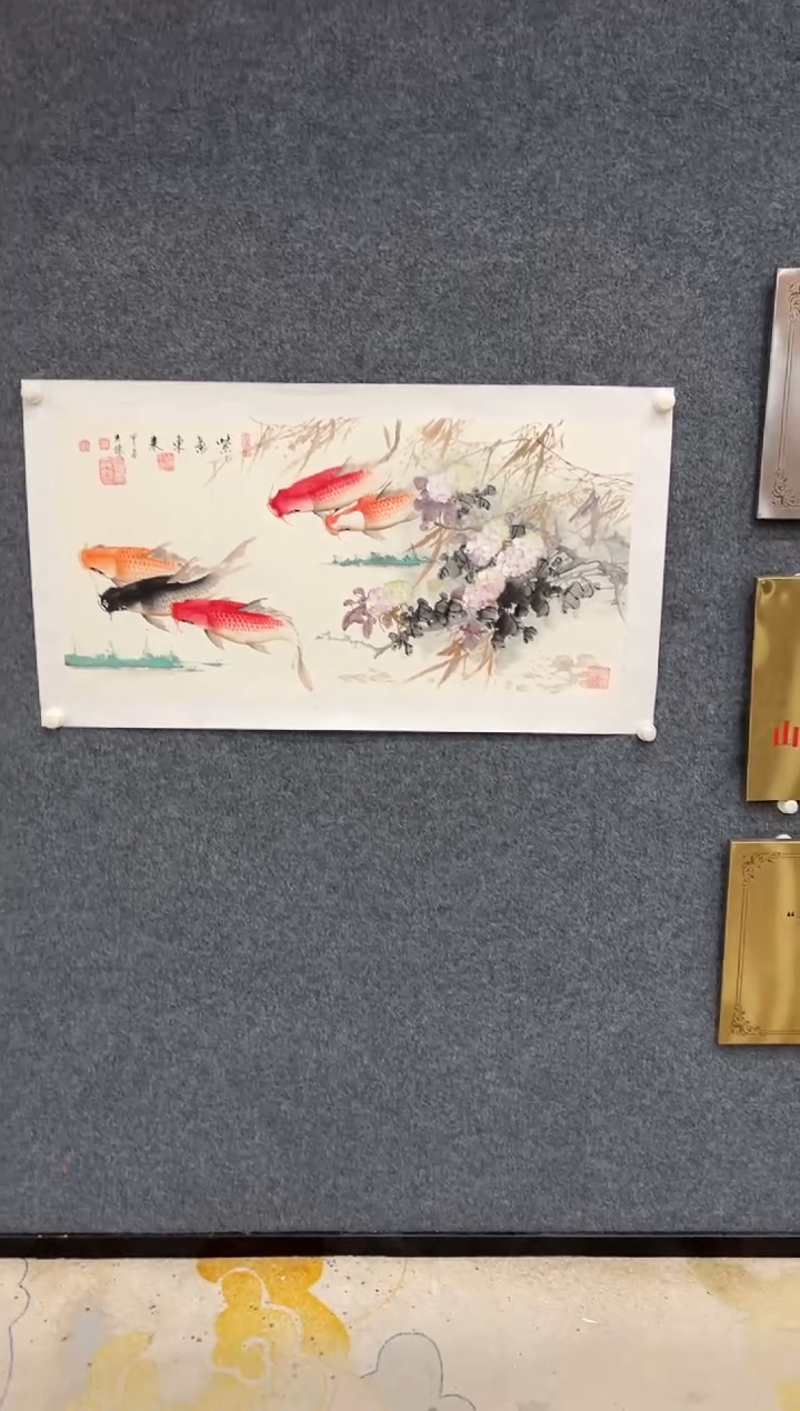 【闪购商品】国画2.4-王夫怀-三尺花鸟-028