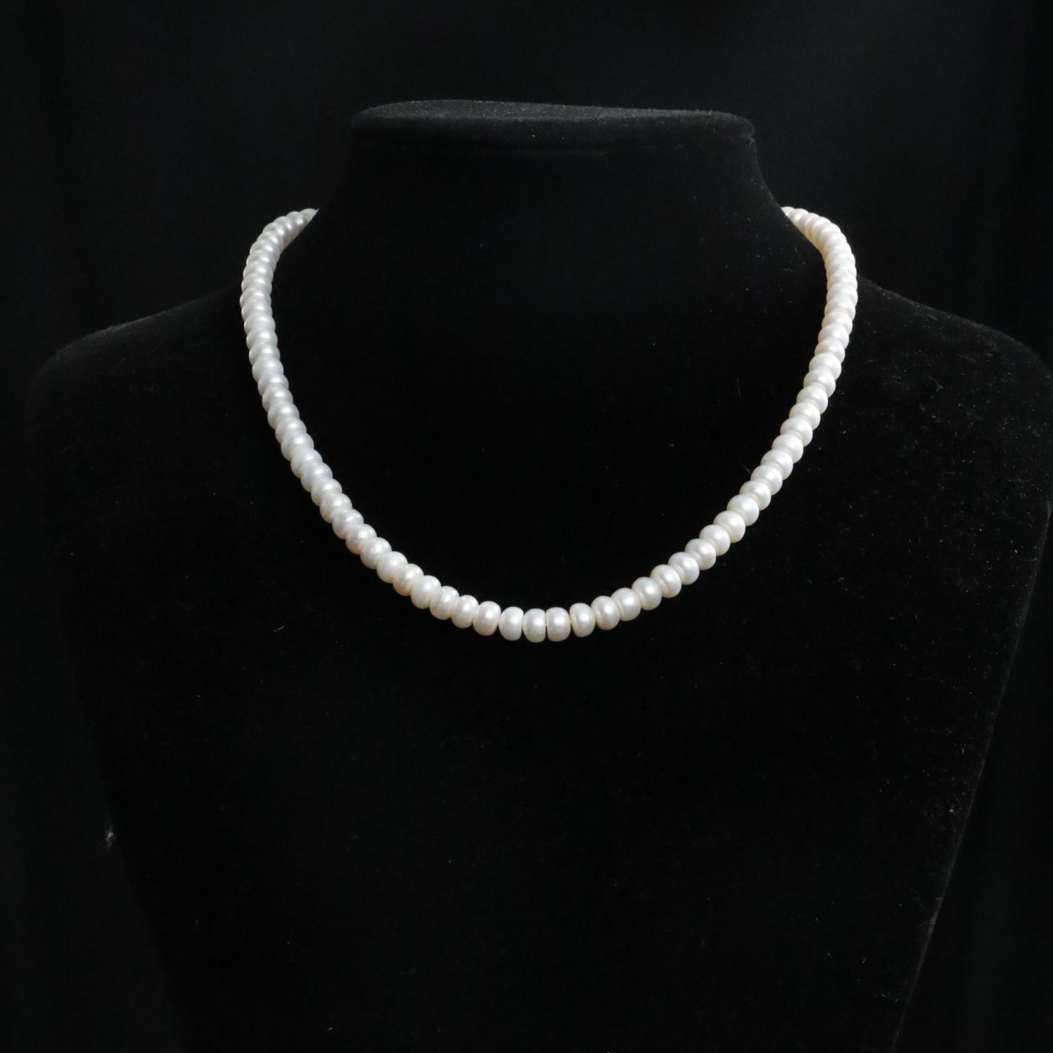 天然极光淡水珍珠项链 【聚米盆】-XL-145