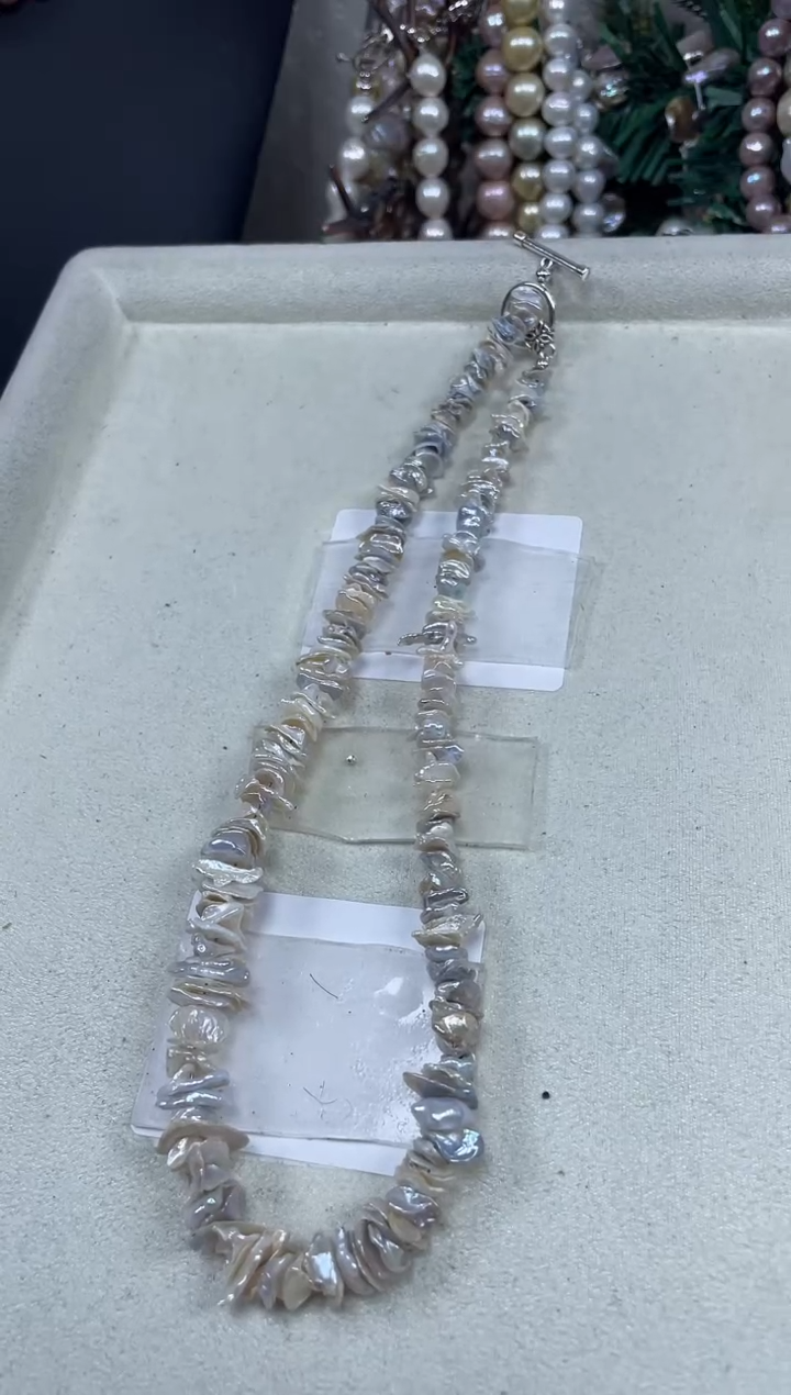 【闪购商品】淡水珍珠项链未镶嵌【纯恬珍珠】