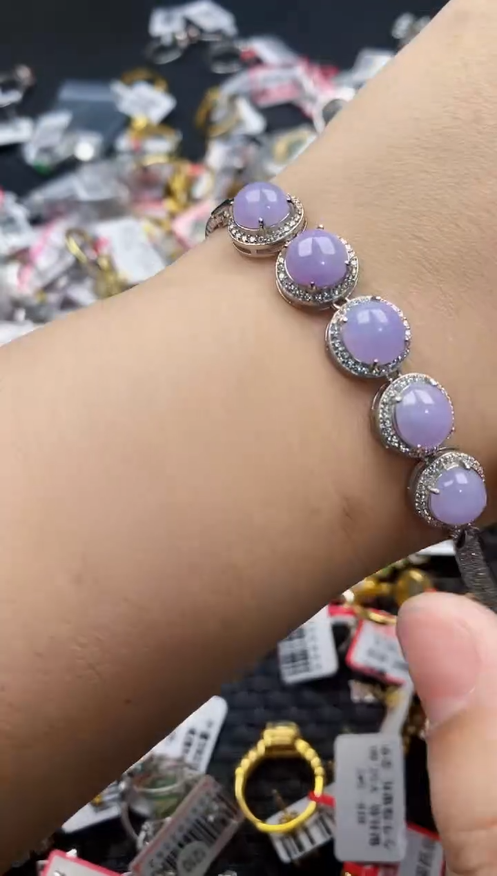 翡翠银S925镶嵌戒指77777---5