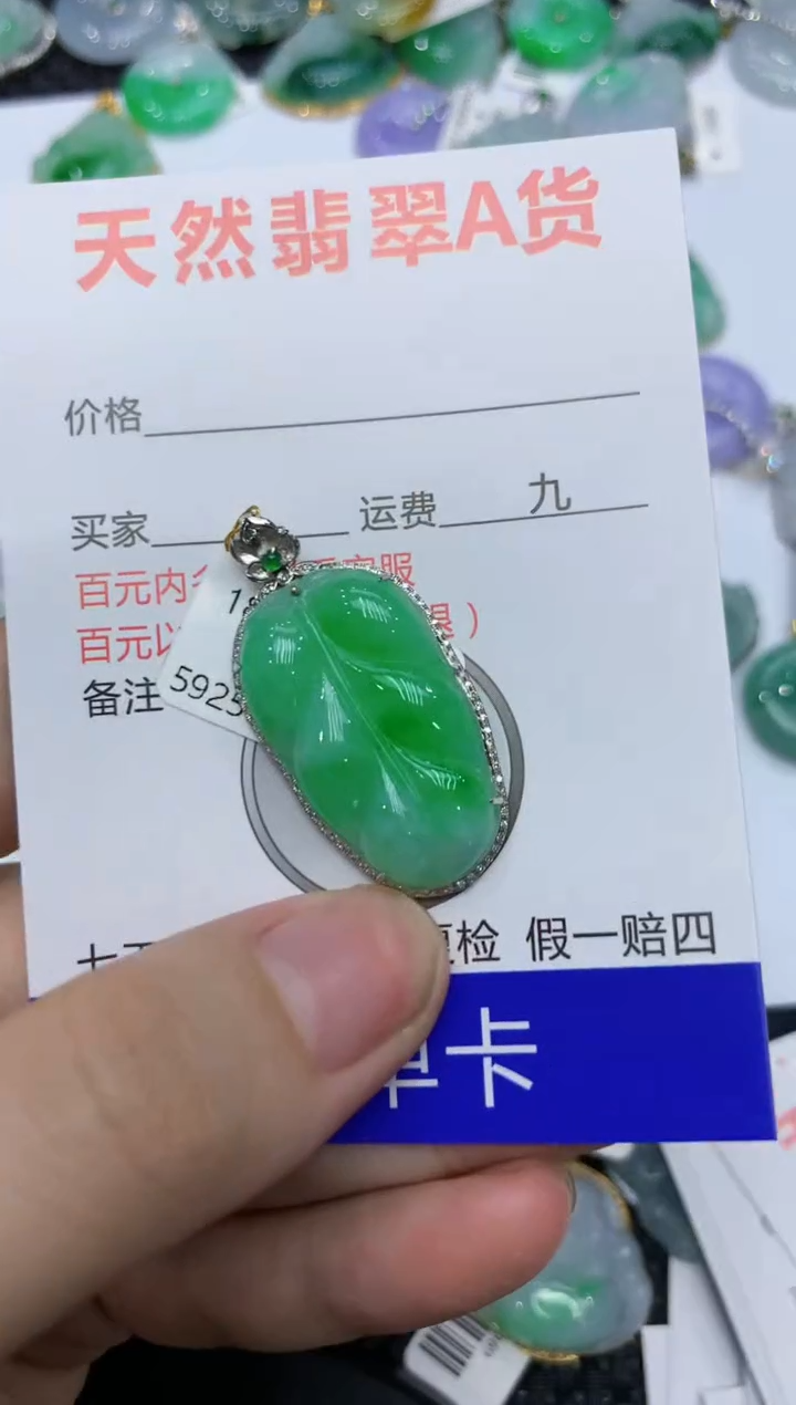 【闪购商品】翡翠颈饰18K金镶嵌111111111111