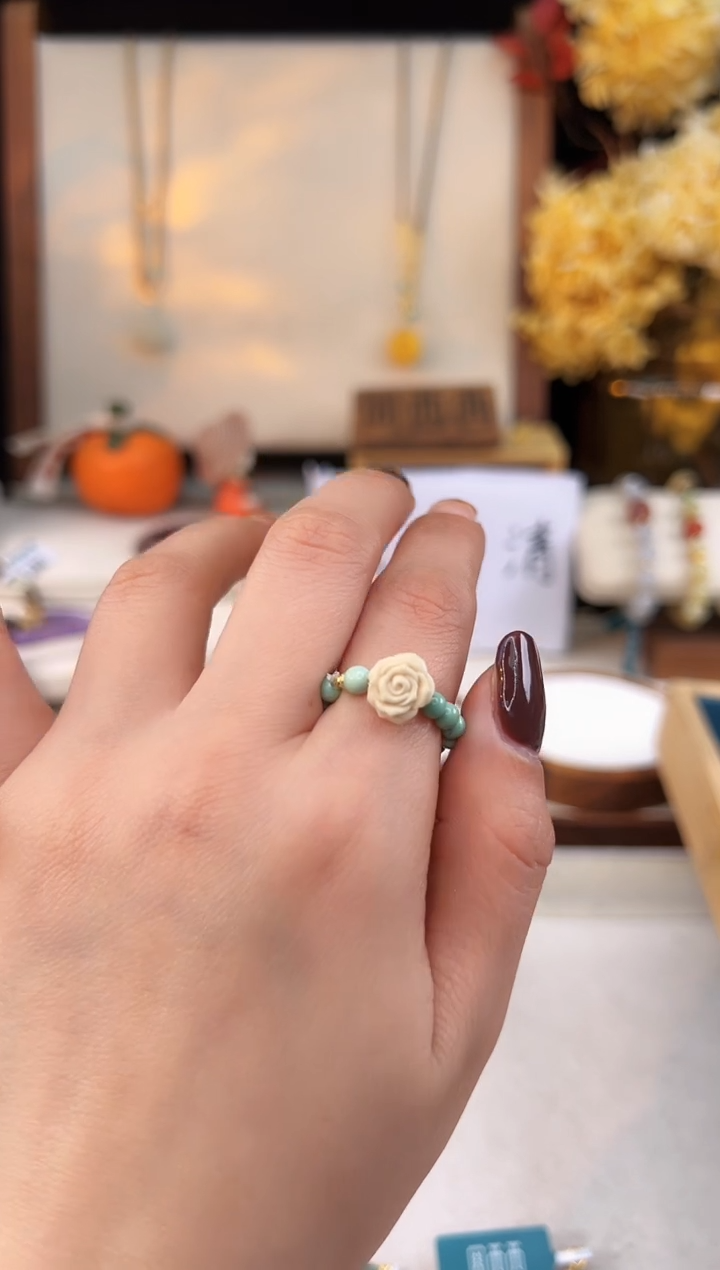 【闪购商品】绿松石戒指/指环未镶嵌@@B921L016536