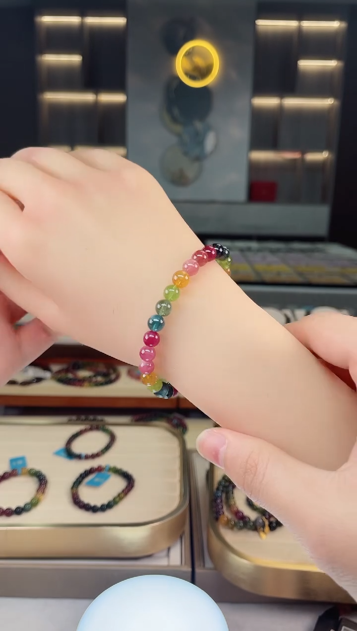 【闪购商品】碧玺单圈手串未镶嵌（多样性发一条）Y