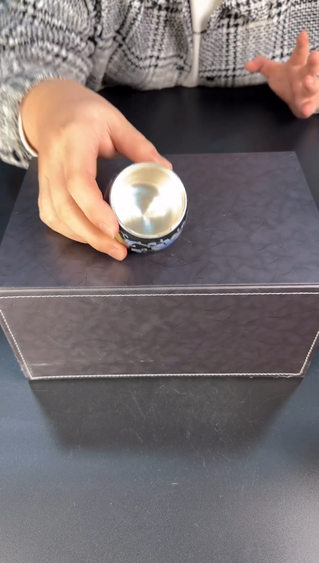 【闪购商品】陶瓷内胆鎏银主人杯