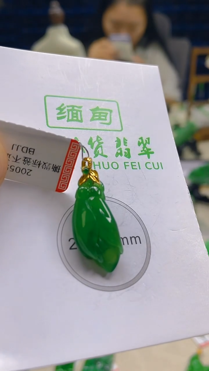 颈饰18K金镶嵌翡翠新号开播 全场乱卖