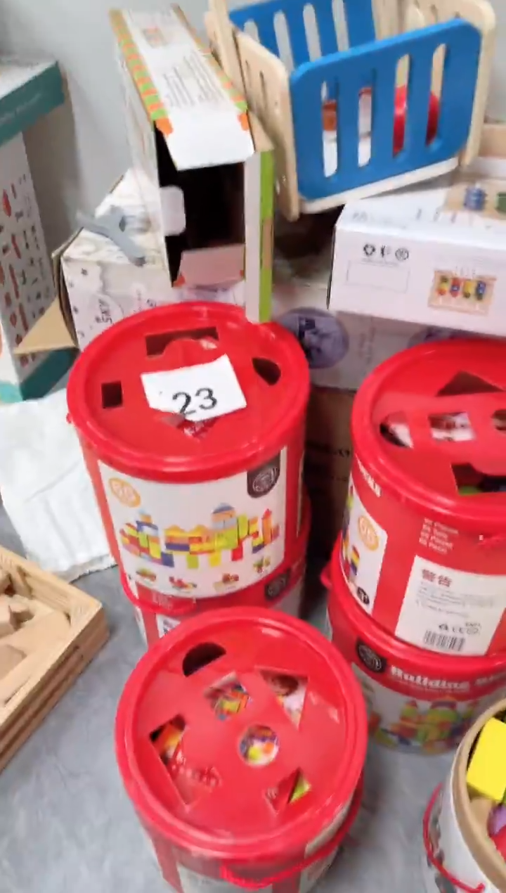 木红桶成套积木23