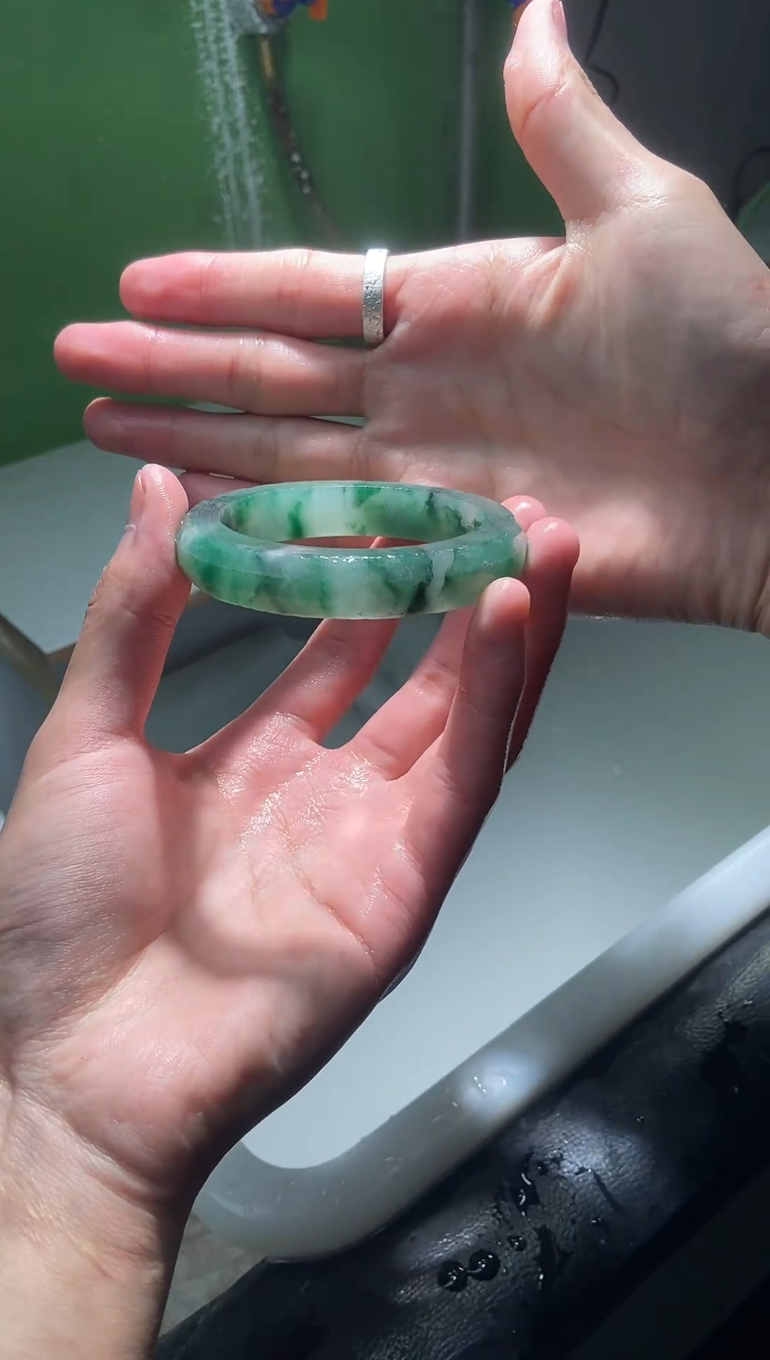 定制石英质玉（非洲翠）萍*56