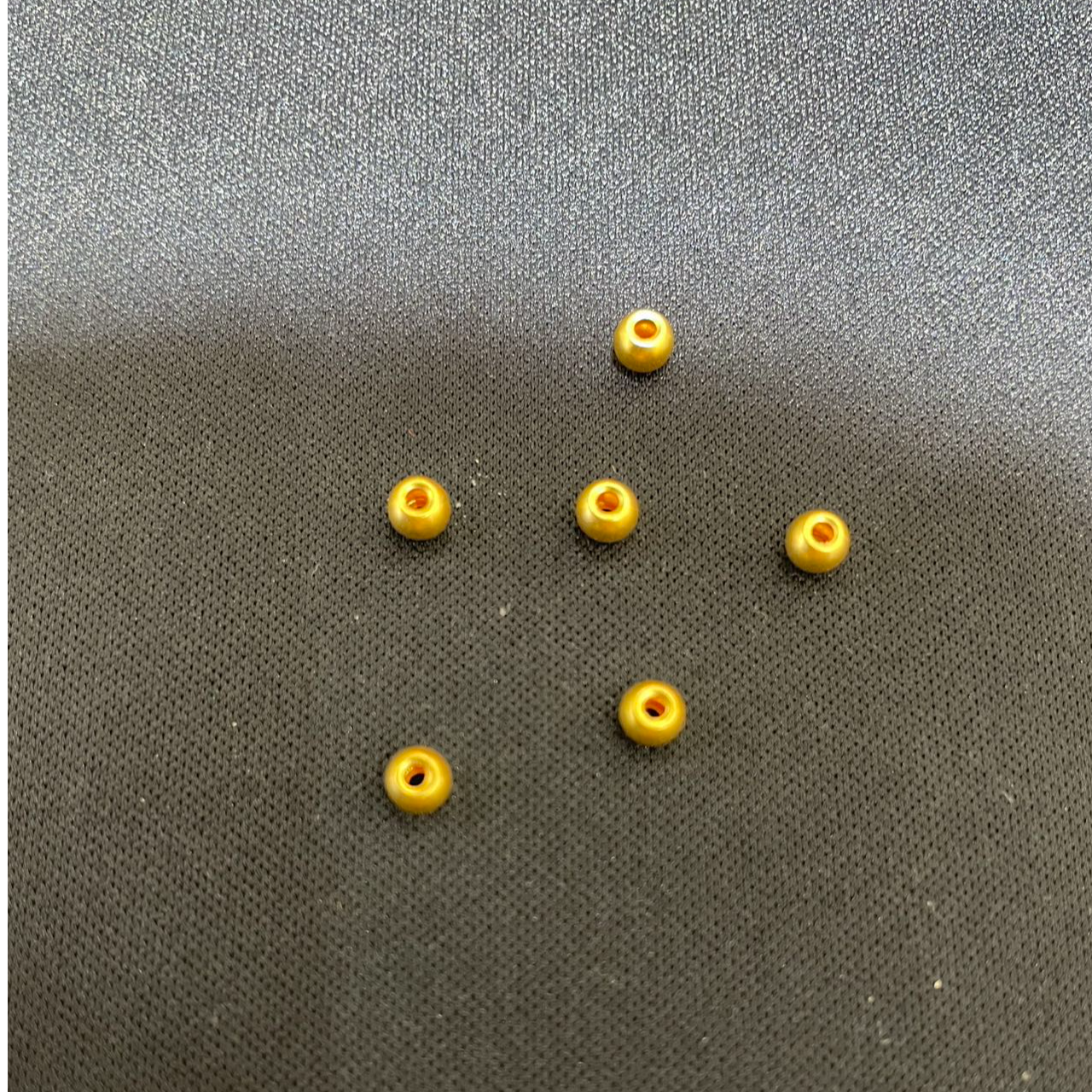 老庙足金小圆珠挂坠